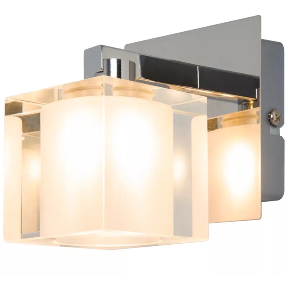 Aplica de perete Vergam GoodHome, 1 G9, LED compatibil, argintiu