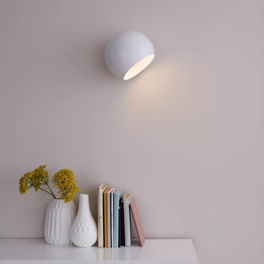 Aplica de perete Zosca GoodHome, 1  E27, LED compatibil, alb
