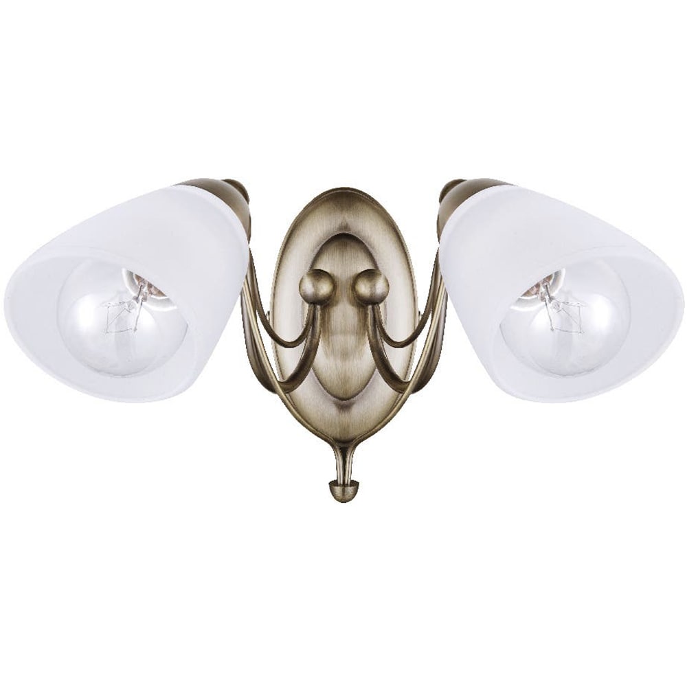 Aplica de perete Trivia GoodHome, 2  E14, LED compatibil, auriu