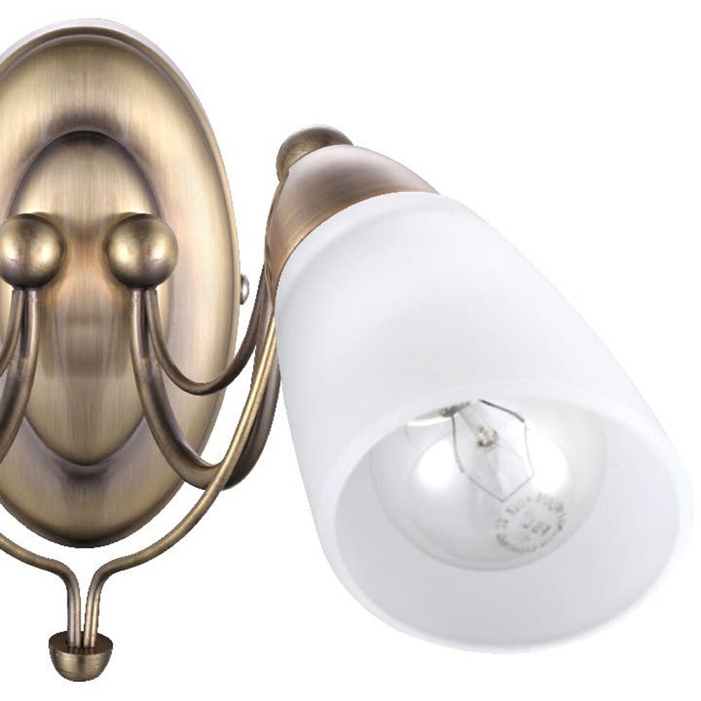 Aplica de perete Trivia GoodHome, 2  E14, LED compatibil, auriu