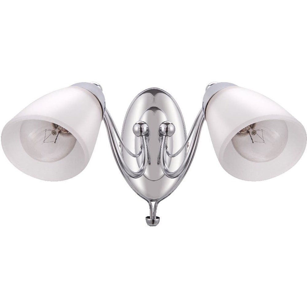 Aplica de perete Trivia GoodHome, 2  E14, LED compatibil, argintiu