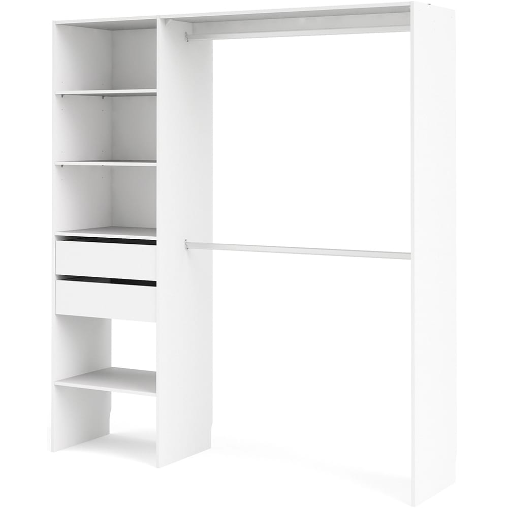 Dressing Zodiak 2/2, PAL, 200.4 x 45.2 x 181.5 cm, alb