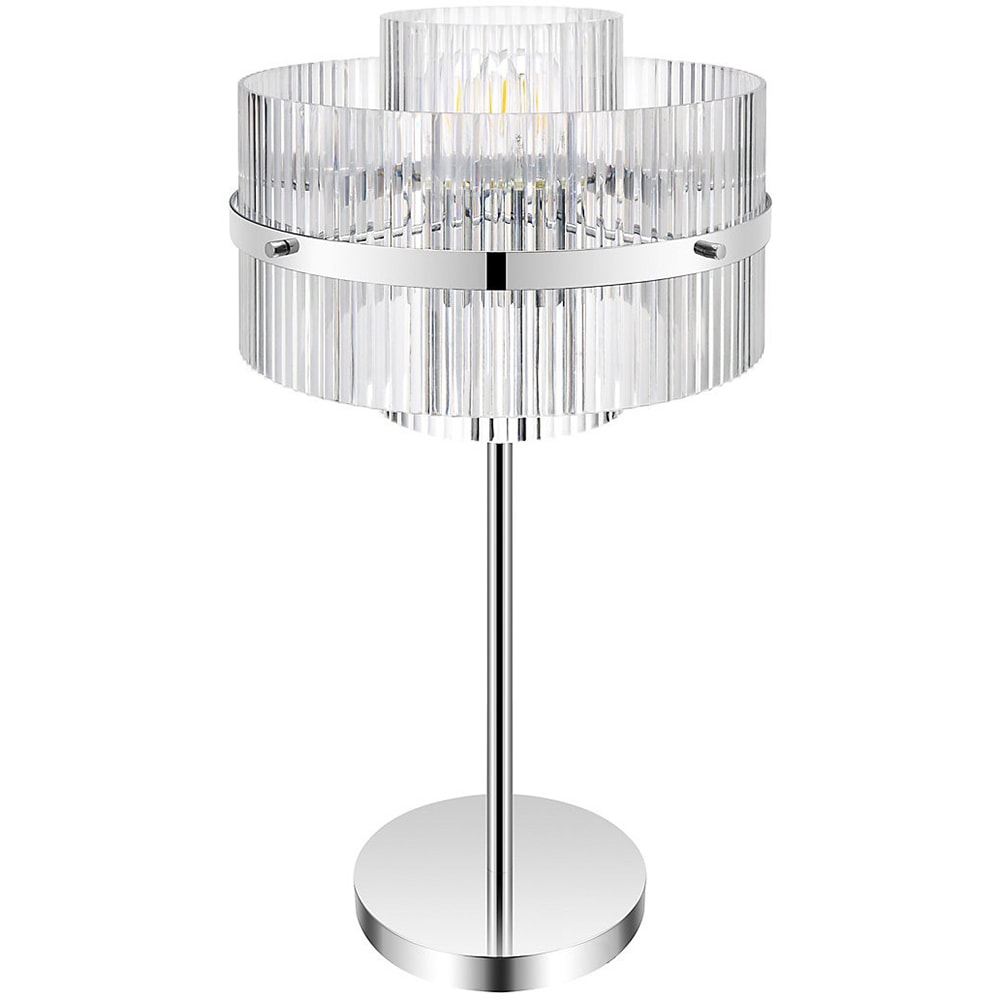 Veioza GOODHOME Conjola, E27, IP20, argintiu