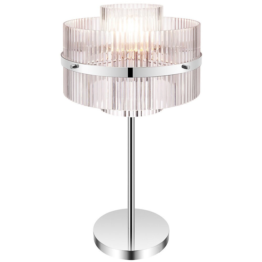 Veioza GOODHOME Conjola, E27, IP20, argintiu