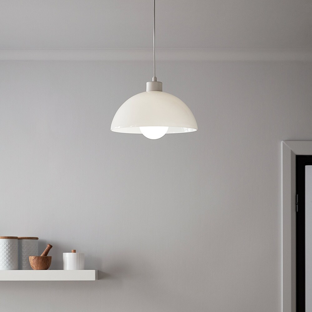 Pendul GOODHOME Songor, E27, 42W, opal