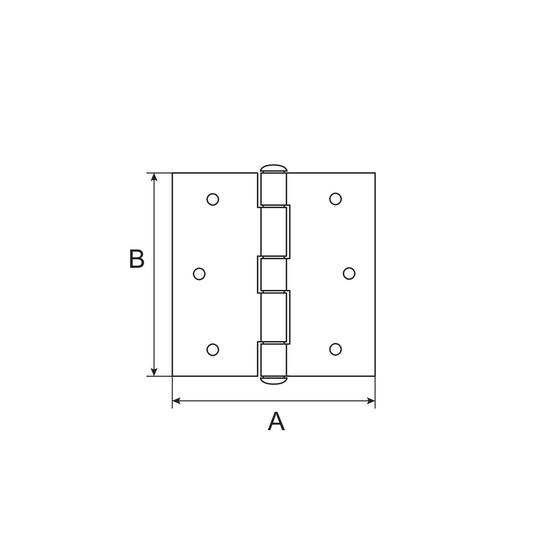 Balama plata G Chro, metal, 80 x 120 mm, gri