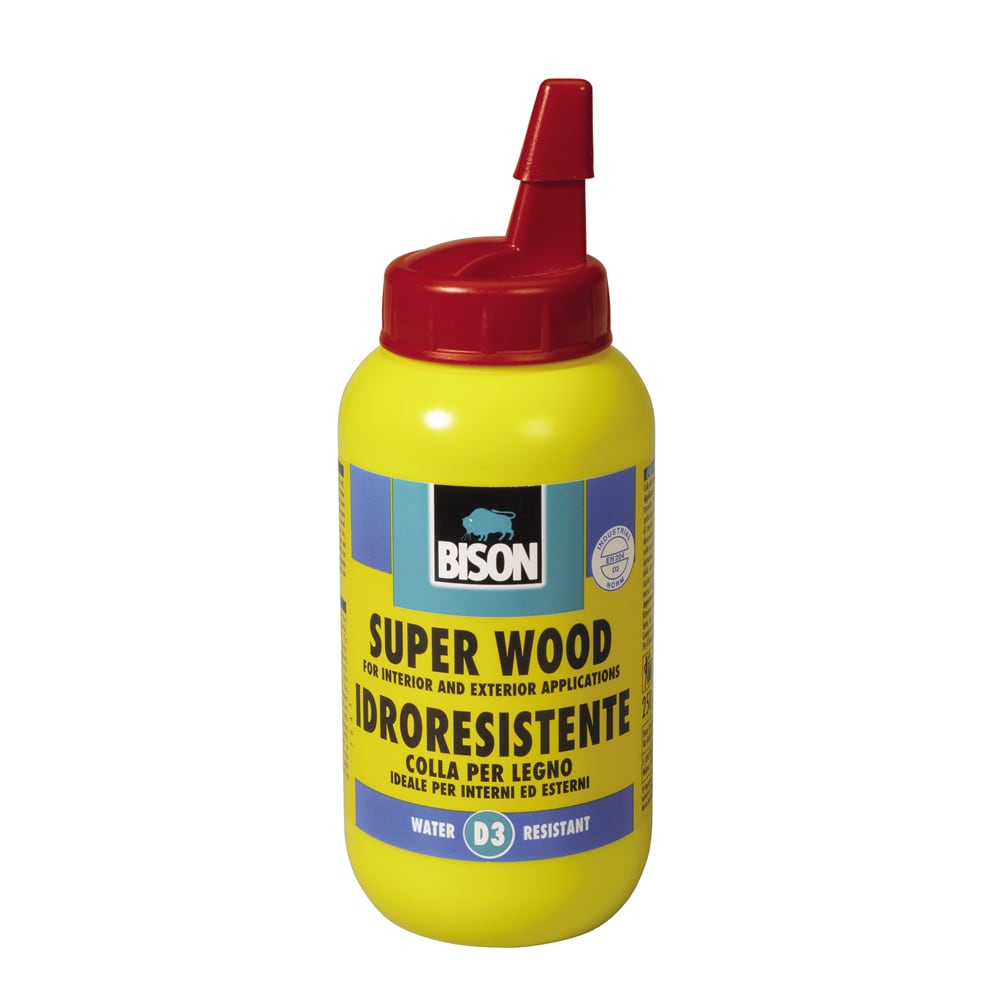 Adeziv pentru lemn BISON Super Wood D3, transparent, 750 g