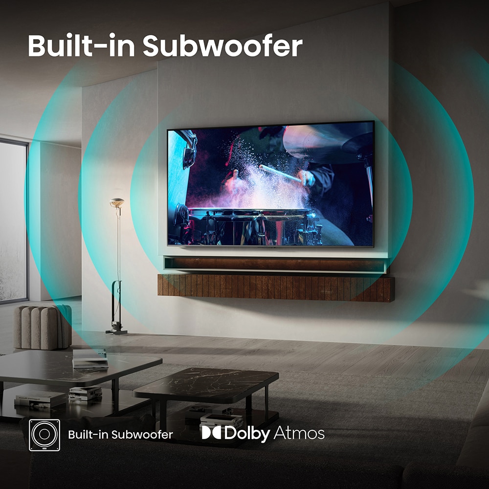Televizor Mini-LED ULED  Smart HISENSE 100U7Q, Ultra HD 4K, 253cm