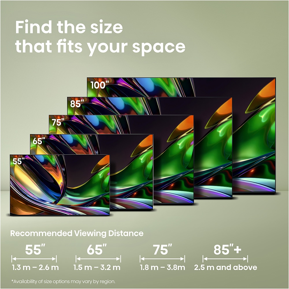 Televizor RGB Mini-LED ULED  Smart HISENSE 100UR8S, Ultra HD 4K, HDR, 253cm