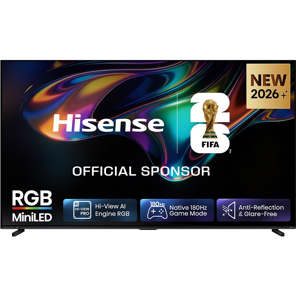 Televizor RGB Mini-LED ULED  Smart HISENSE 100UR8S, Ultra HD 4K, HDR, 253cm