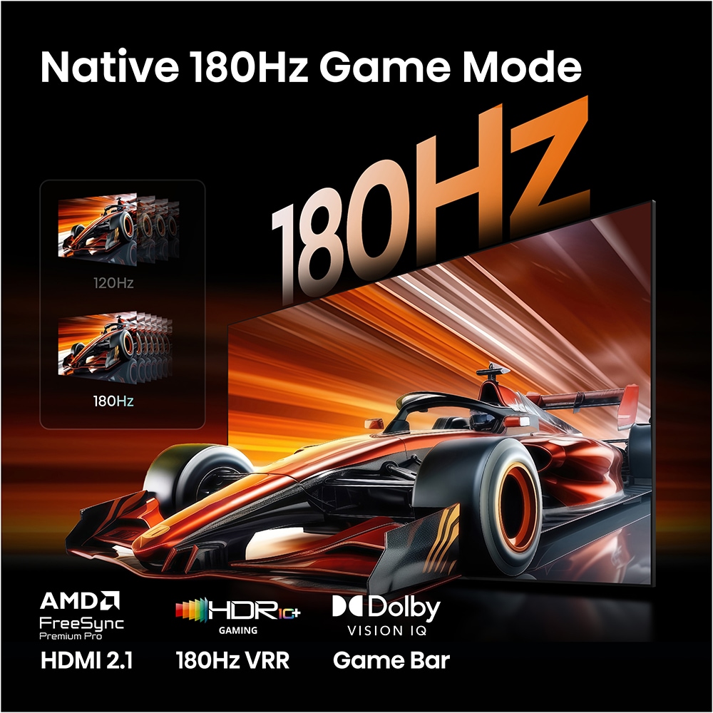 Televizor RGB Mini-LED ULED  Smart HISENSE 100UR8S, Ultra HD 4K, HDR, 253cm