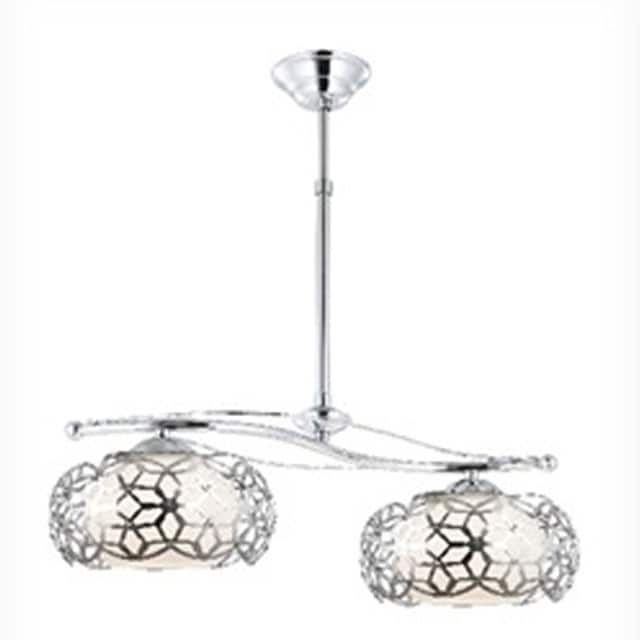 Pendul Renzo 250380, 2x75W, E27, crom