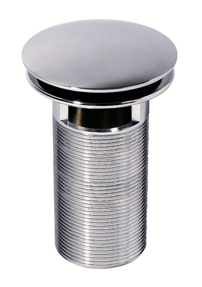 Ventil WIRQUIN quick-clack cu preaplin, 100 mm, crom