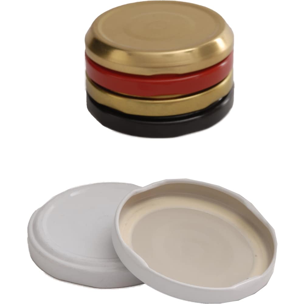 Capace borcan, metal, 66mm, 20buc