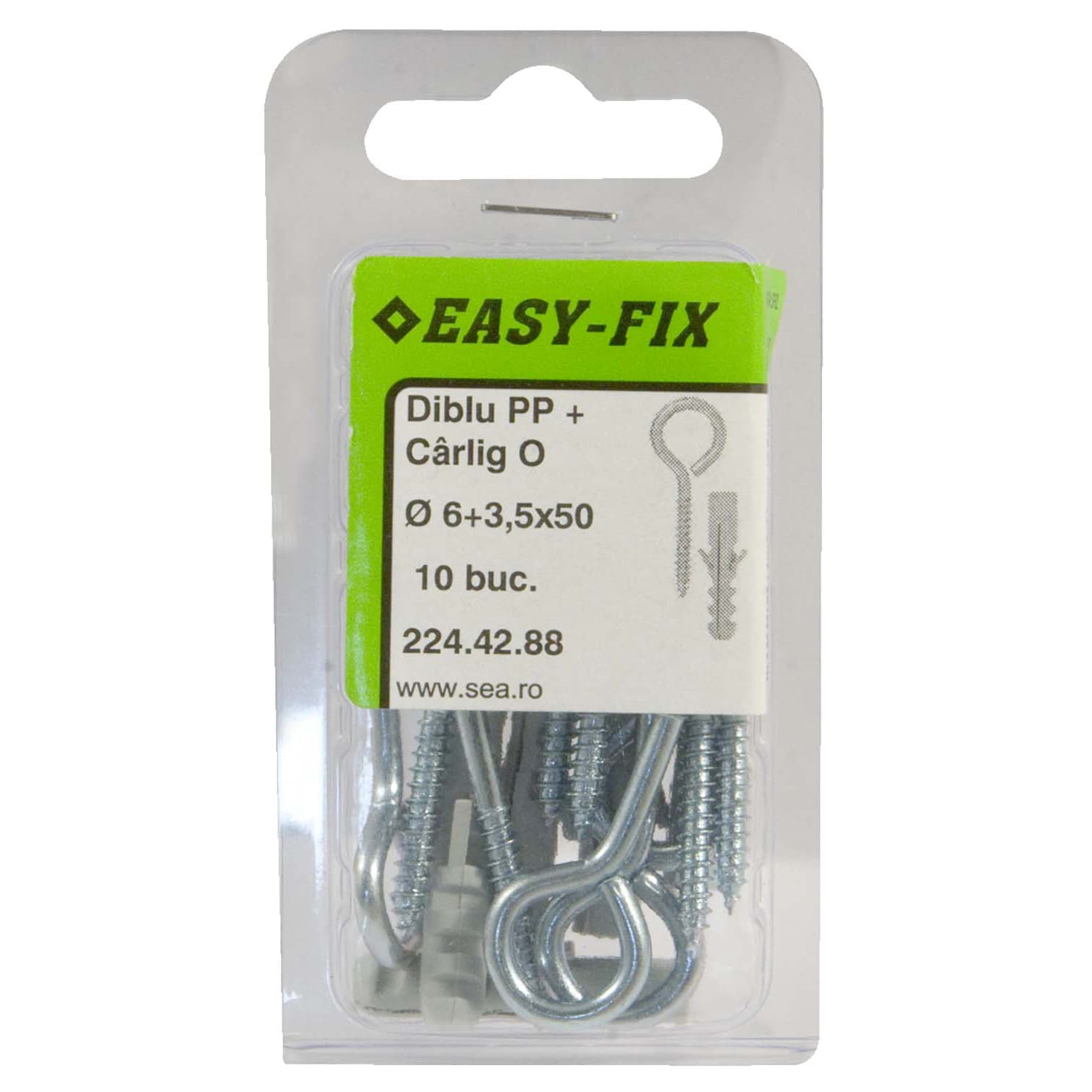 Diblu pp 6.0 cu carlig o 3.5x50