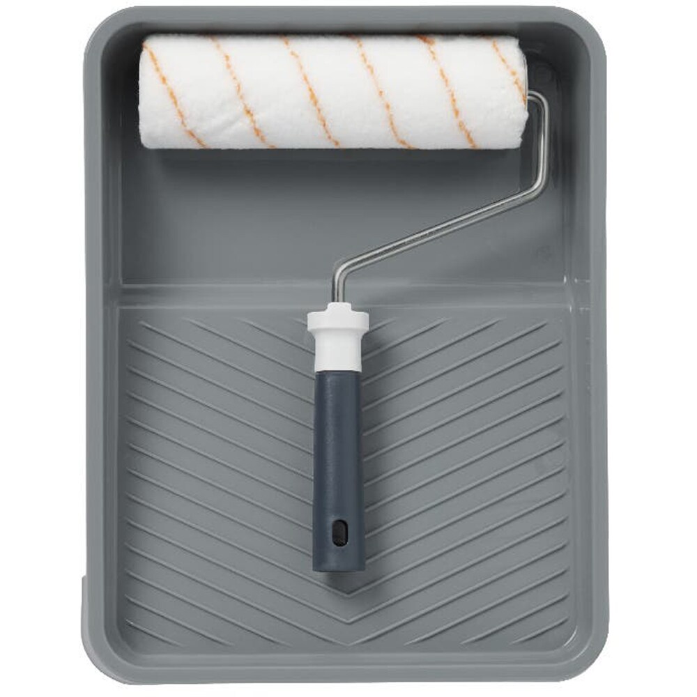 Kit trafalet cu tavita GOODHOME, 1 rezerva poliester, 23cm, gri