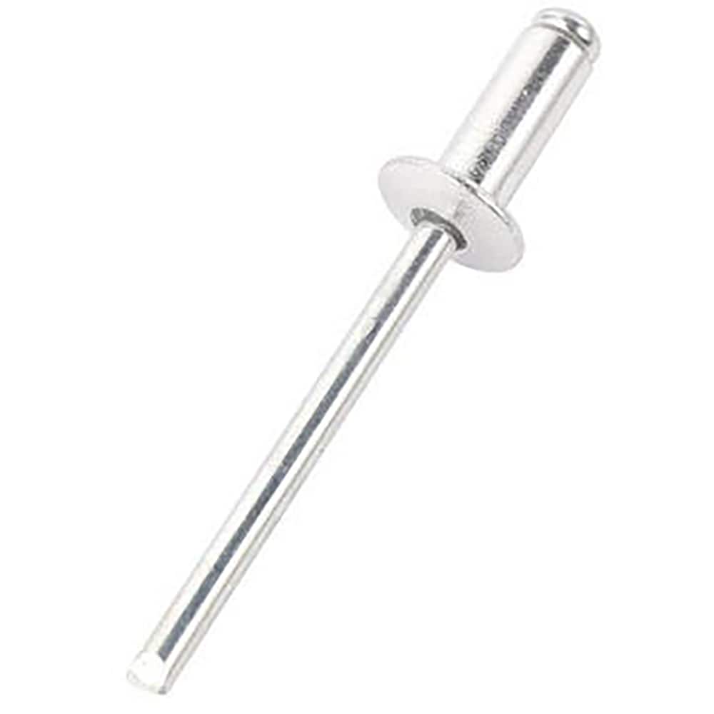 Nit pop MAGNUSSON, 4 x 10 mm, 50 buc, aluminiu, argintiu