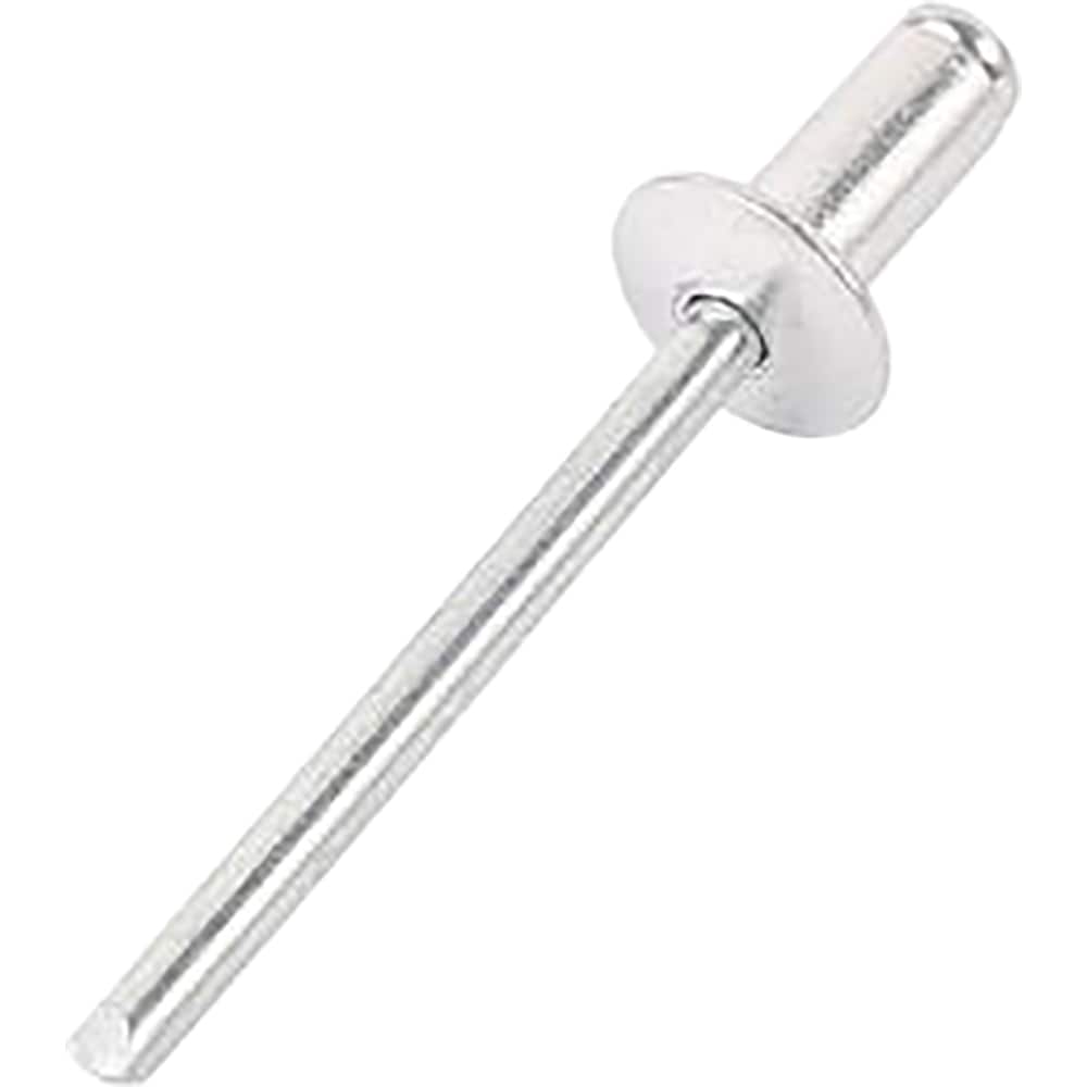 Nit pop MAGNUSSON, 4 x 8 mm, 50 buc, aluminiu, argintiu