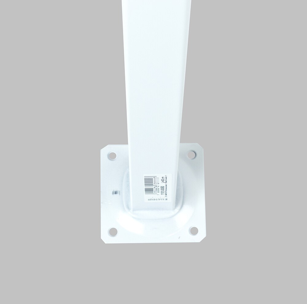 Picior patrat 25x25 h600 alb