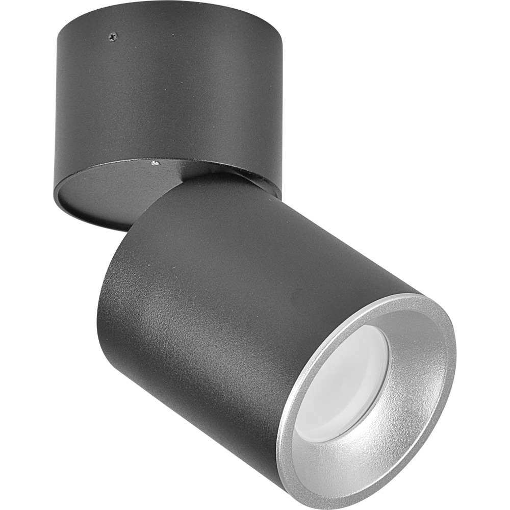 Spot LED POLUX Astra 314055, GU10, 5.5W, negru-argintiu