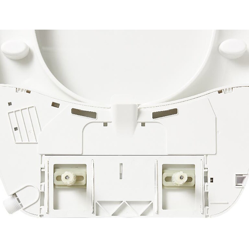 Capac WC japonez cu functie de bideu GOODHOME Timok, inchidere lenta, polipropilena, alb