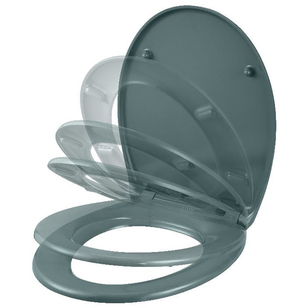 Capac WC GOODHOME Diani, inchidere lenta, plastic, verde