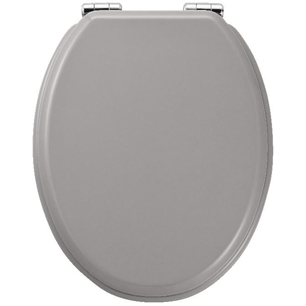 Capac WC GOODHOME Pilica, inchidere lenta, MDF, gri