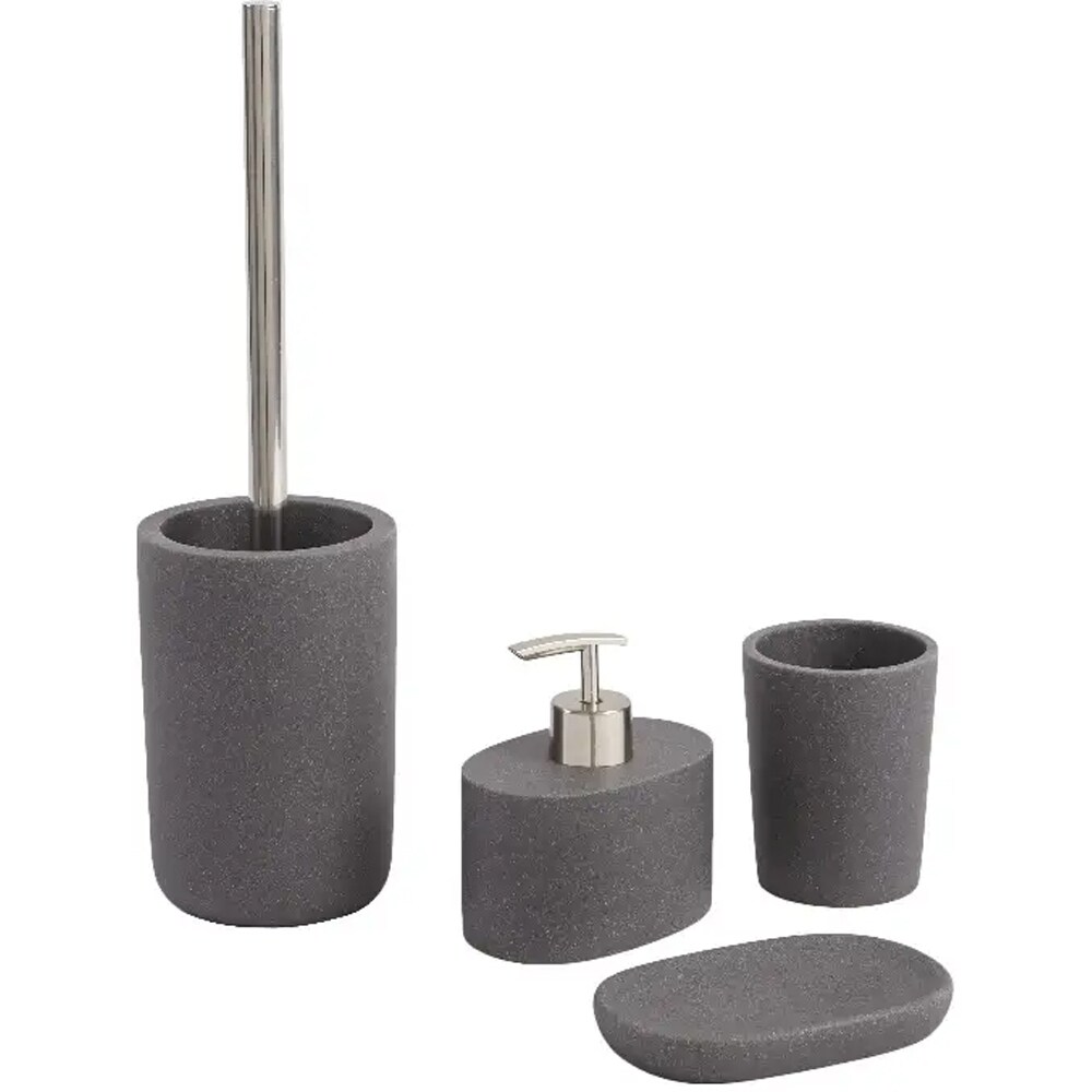 Savoniera GOODHOME Jubba, rasina poliuretanica, efect de piatra