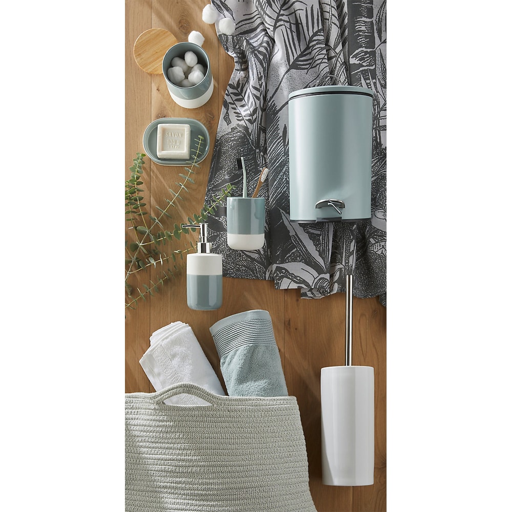 Set perie toaleta GOODHOME Koros, alb