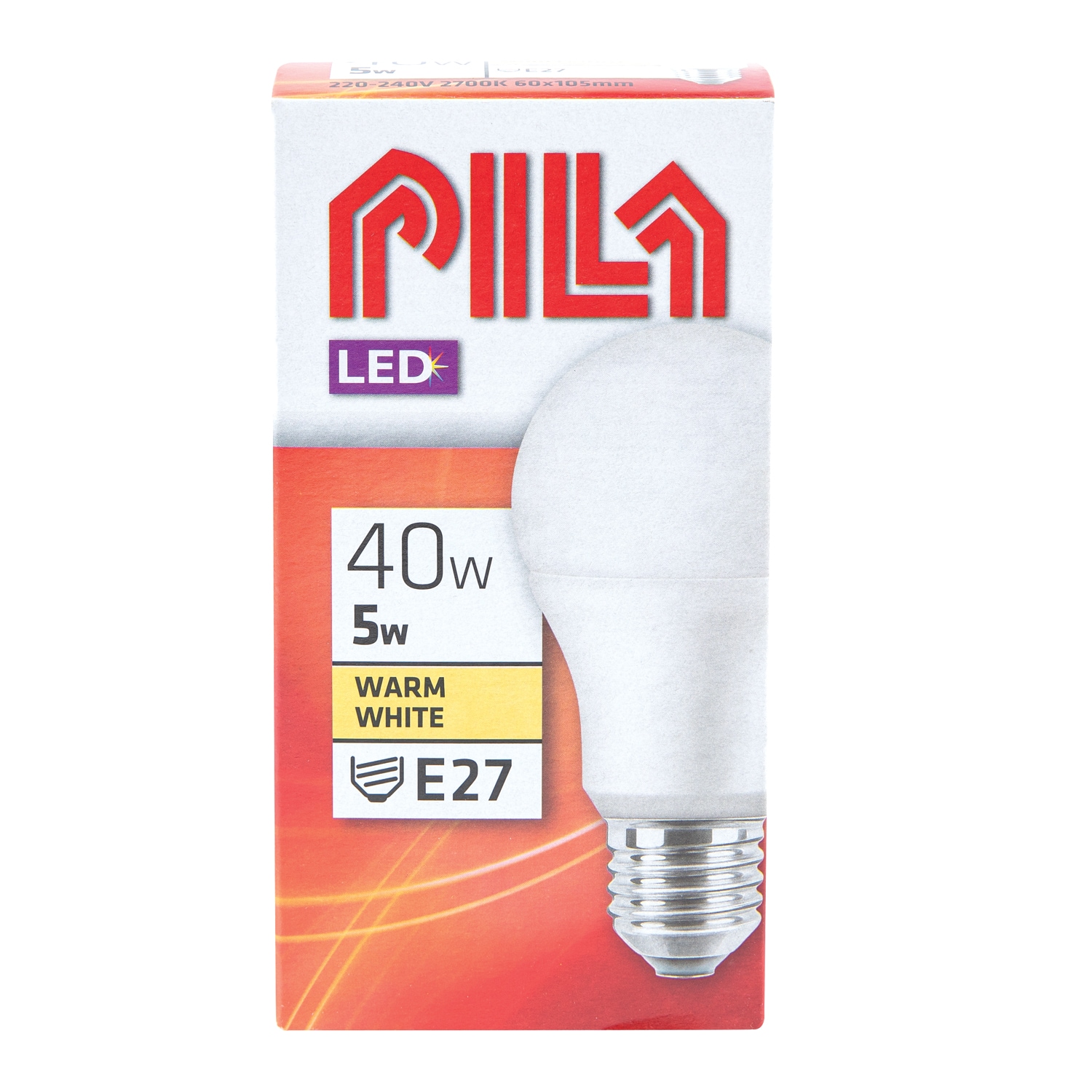 Bec LED Pila, E27, 6W, 470lm, 2700K