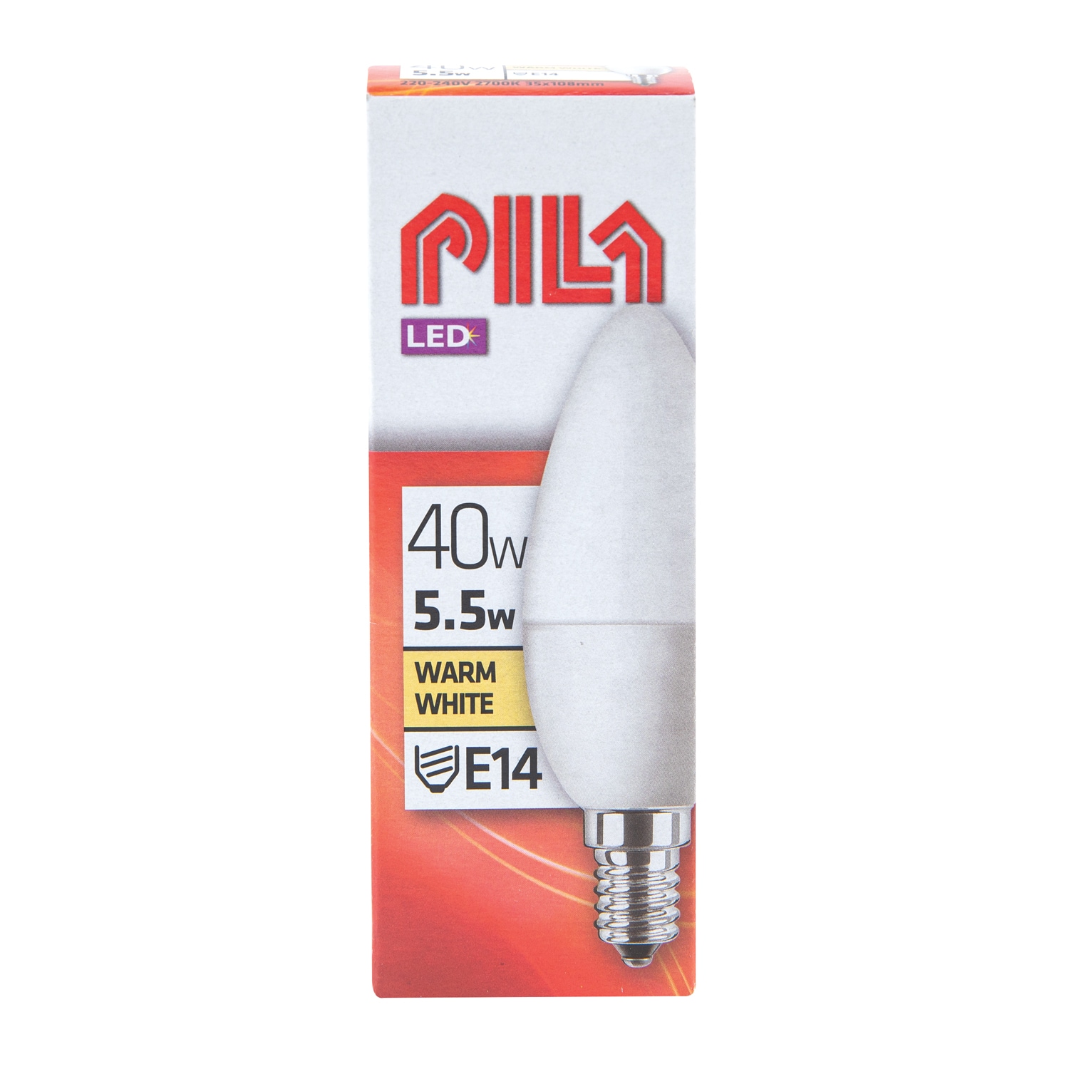 Bec LED Pila, E14, 5.5W, 470lm, 2700K