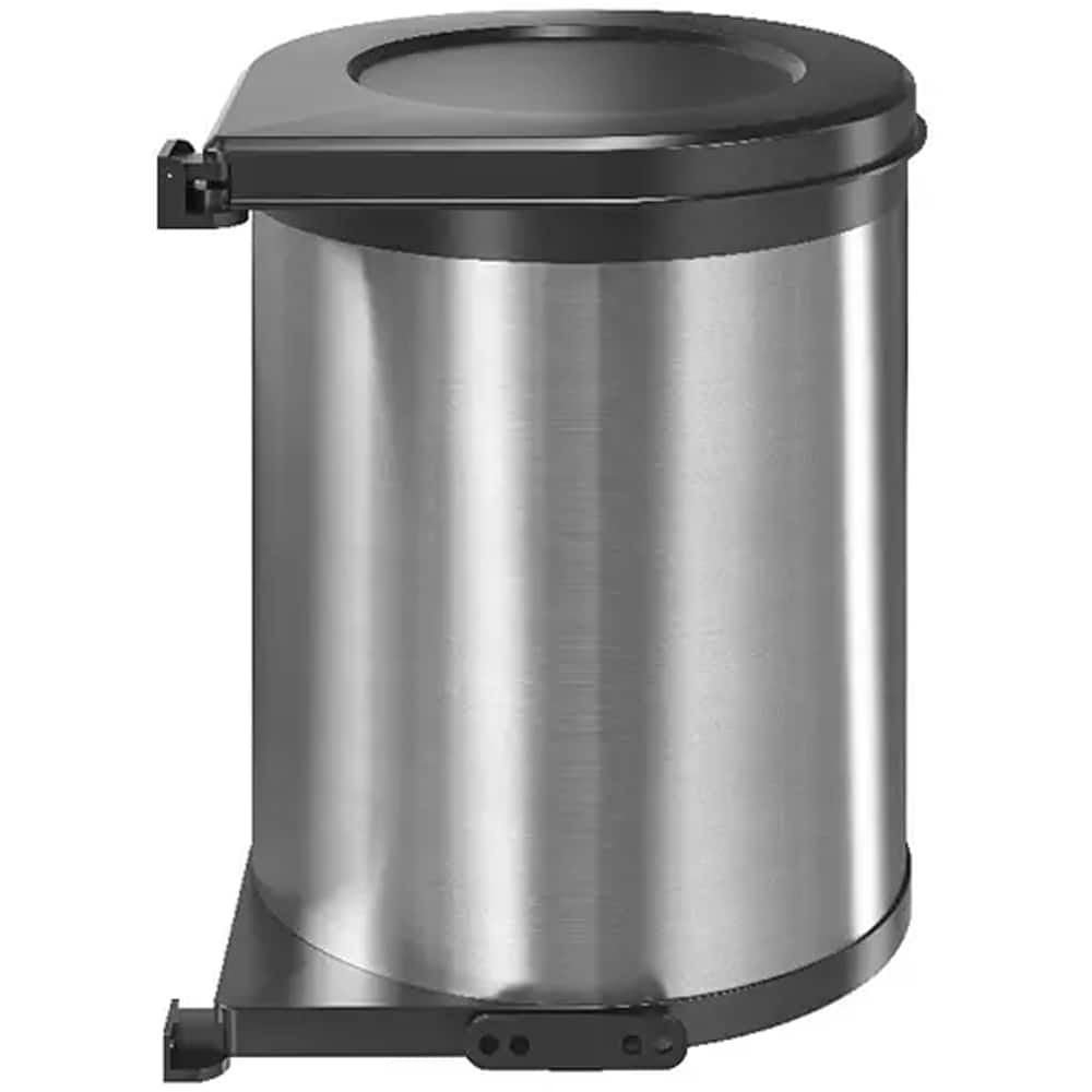 Cos de gunoi GOODHOME 101049005, incorporabil, 13 l, metal, argintiu