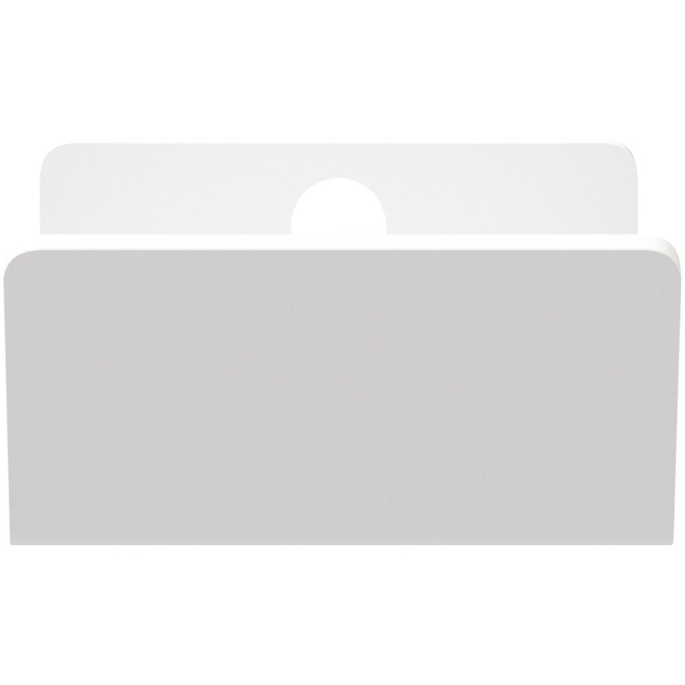 Maner GOODHOME Atomia, otel, 3.7 cm, 2 bucati, alb