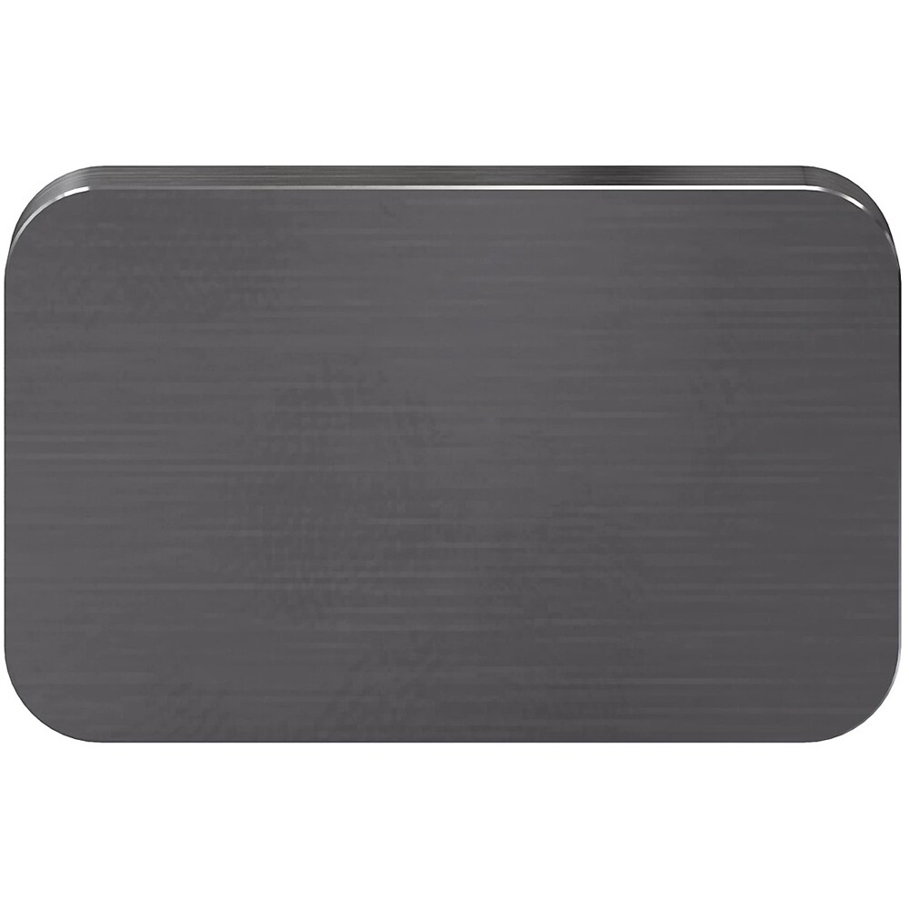 Maner GOODHOME Atomia, otel, 3.7 cm, 2 bucati, gri