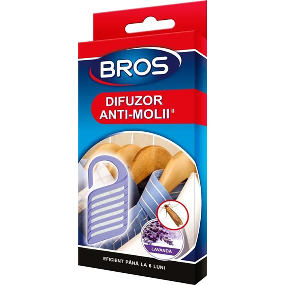 Difuzor contra moliilor BROS, 1 buc