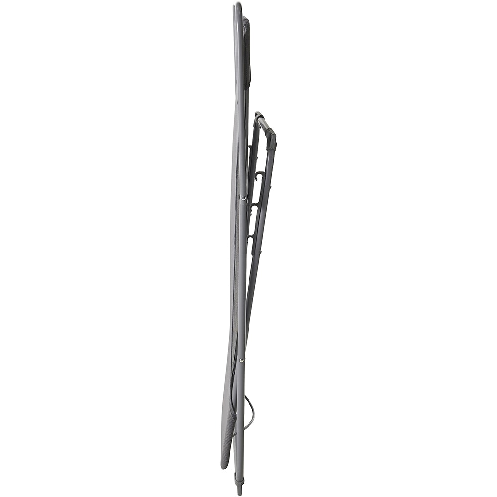 Scaun terasa GOODHOME Joline, otel, 56 x 3 x 82 cm, gri
