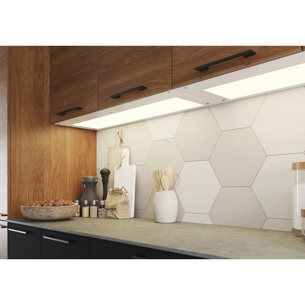 Lampa LED corp bucatarie GOODHOME Carraway 10, 15W, 1750lm, 100 cm, senzor miscare, alb