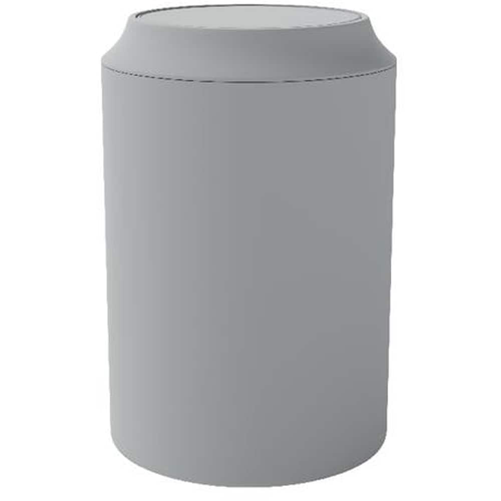 Cos gunoi pentru baie GOODHOME Kina 101058799, 5 l, rotund, polistiren, gri