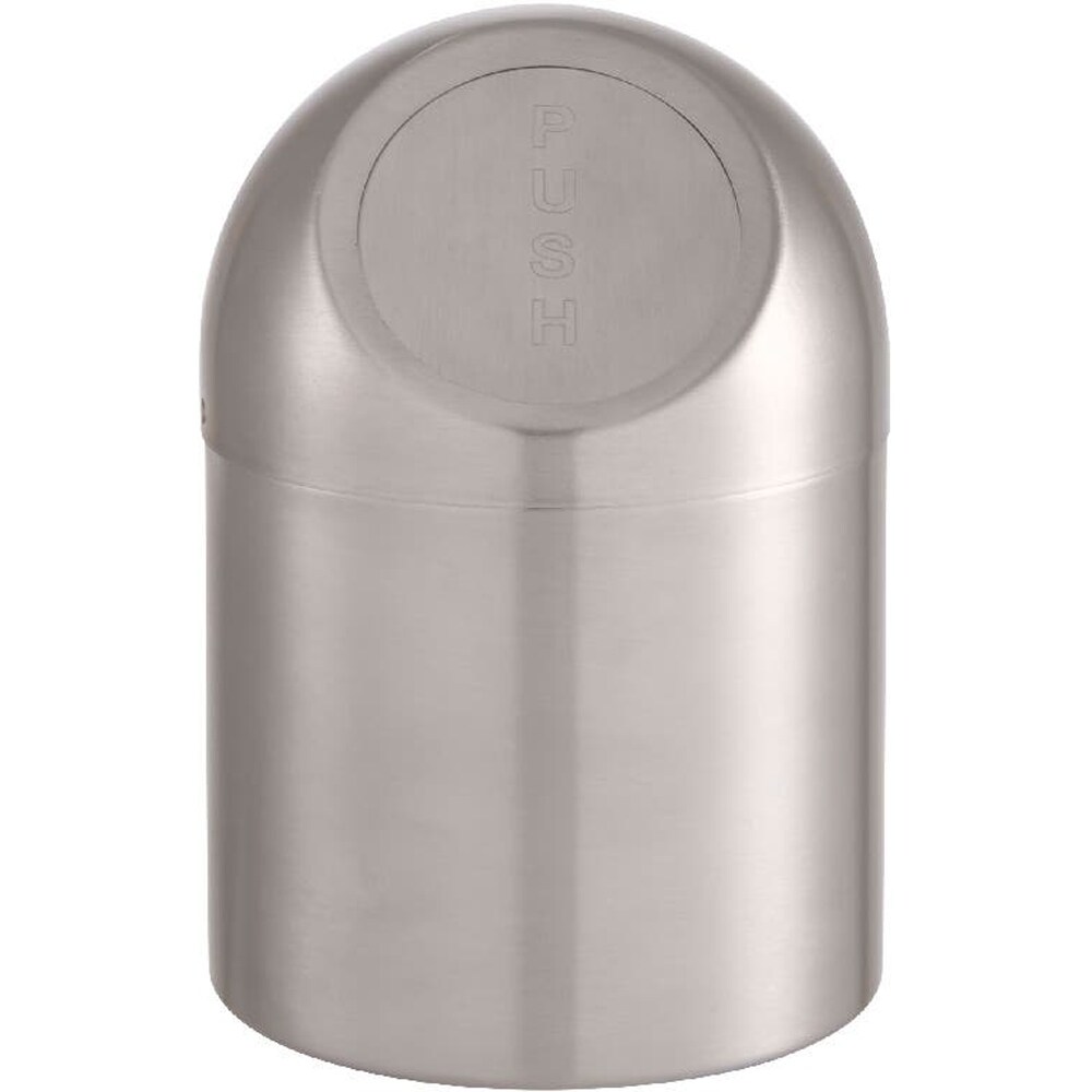 Cos gunoi pentru baie GOODHOME Kolvo 101058802, 1 l, rotund, otel inoxidabil, argintiu