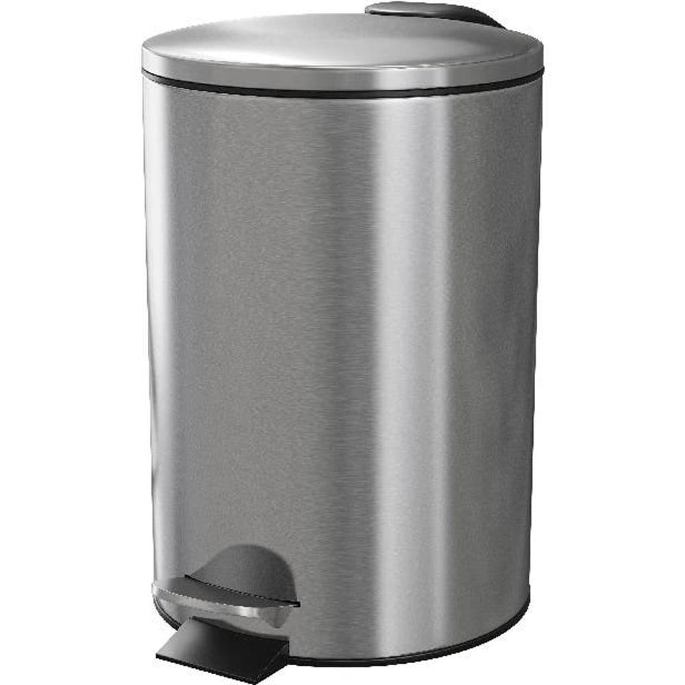 Cos gunoi pentru baie GOODHOME Koros 101058807, 3 l, rotund, otel inoxidabil, crom