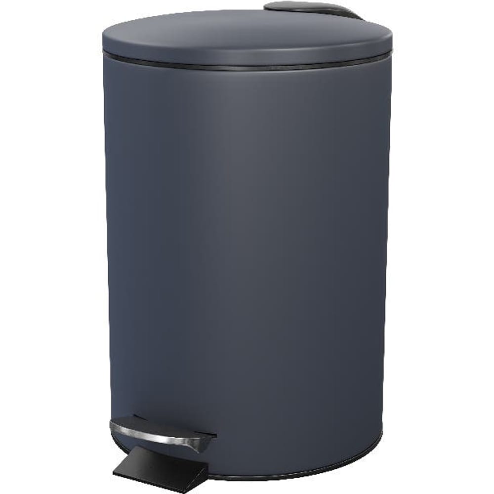 Cos gunoi pentru baie GOODHOME Koros 101058809, 3 l, rotund, otel inoxidabil, bleumarin