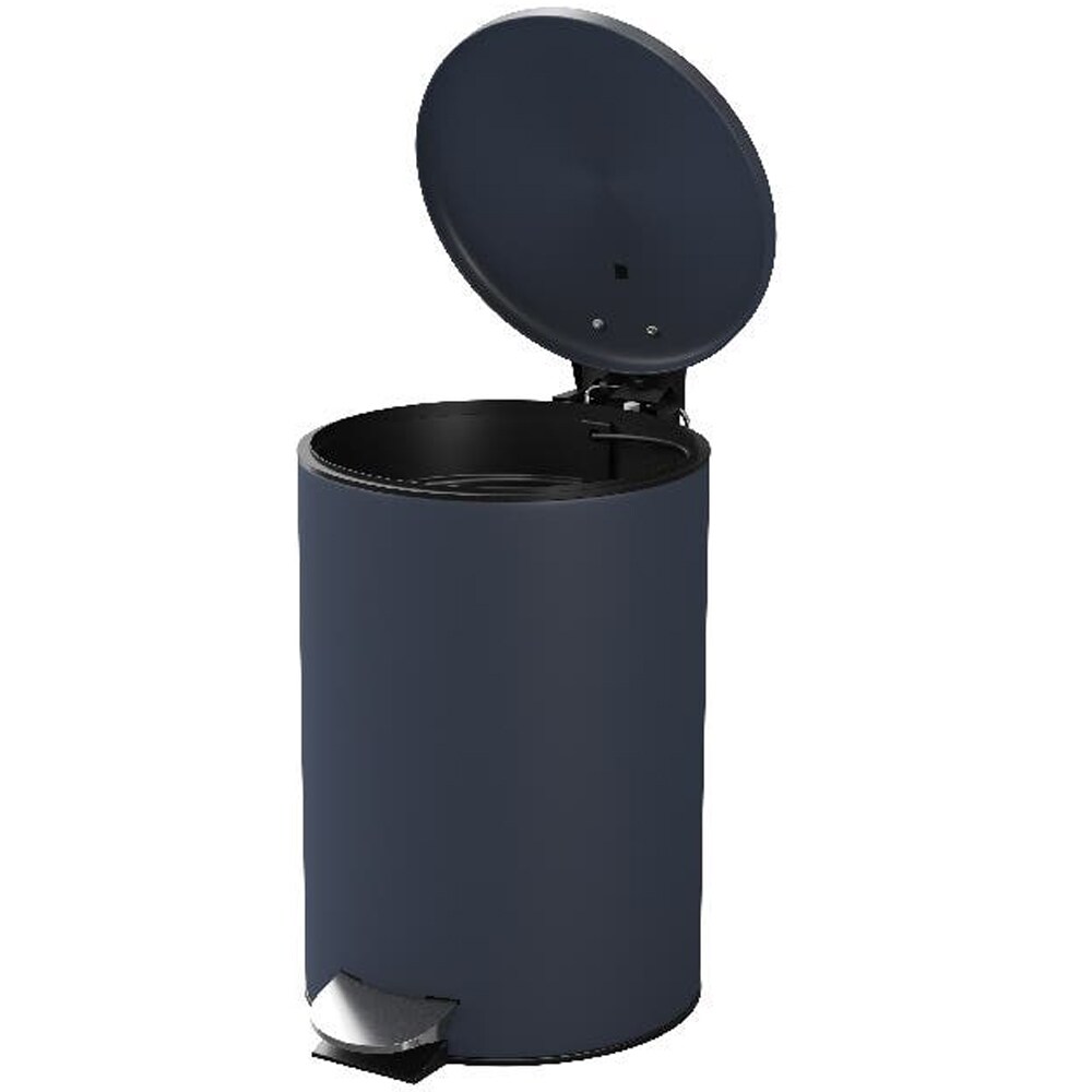 Cos gunoi pentru baie GOODHOME Koros 101058809, 3 l, rotund, otel inoxidabil, bleumarin