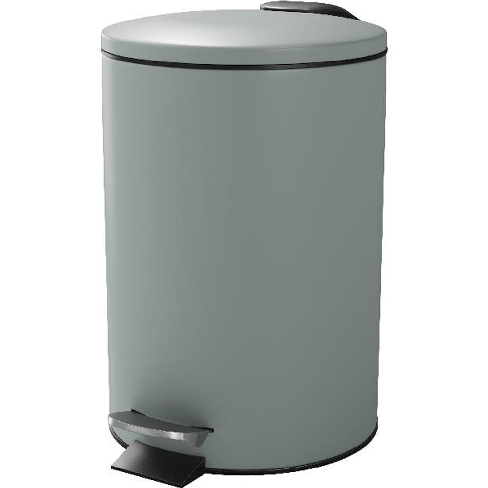 Cos gunoi pentru baie GOODHOME Koros 101058811, 3 l, rotund, otel inoxidabil, gri