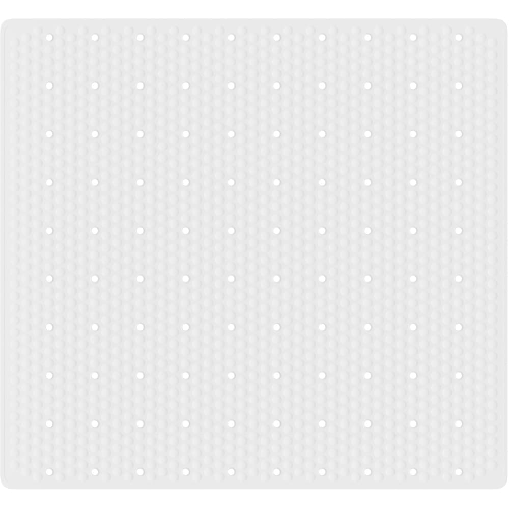 Covoras baie Glooma GoodHome, 50 x 50 cm, alb