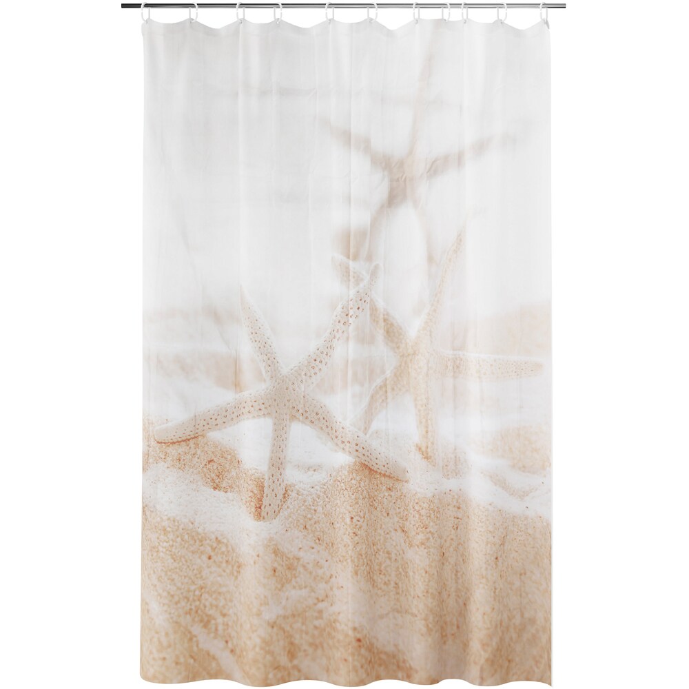 Perdea dus Balka GoodHome, poliester, 180x200 cm, bej