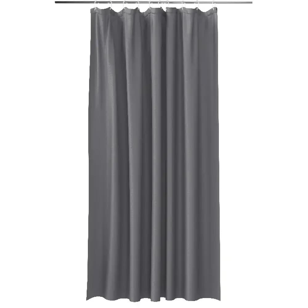 Perdea dus GOODHOME Koros, poliester, 180 x 200 cm, gri