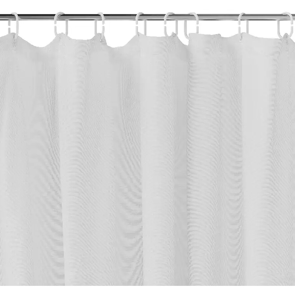 Perdea dus GOODHOME Koros, poliester, 180 x 200 cm, alb