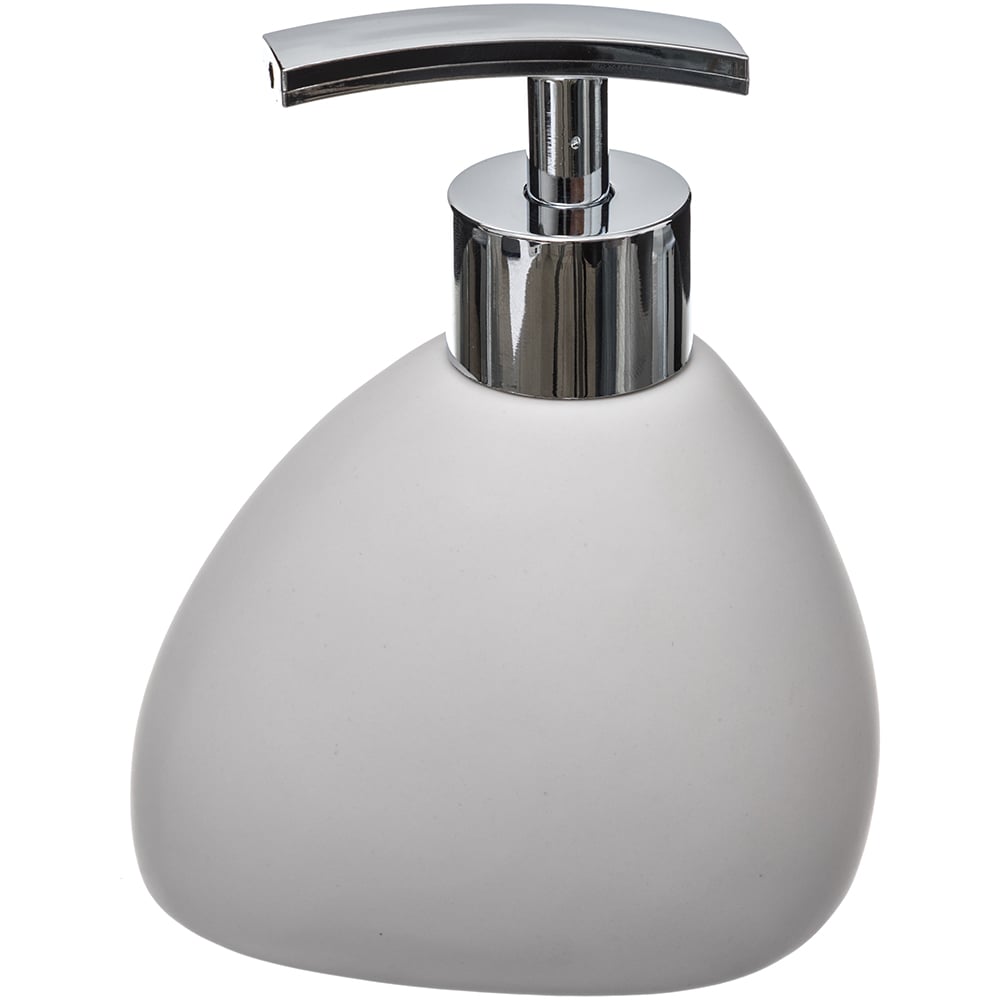 Dispenser sapun silk TKS, 10.5 x 7.5 x 13 cm, ceramica, alb