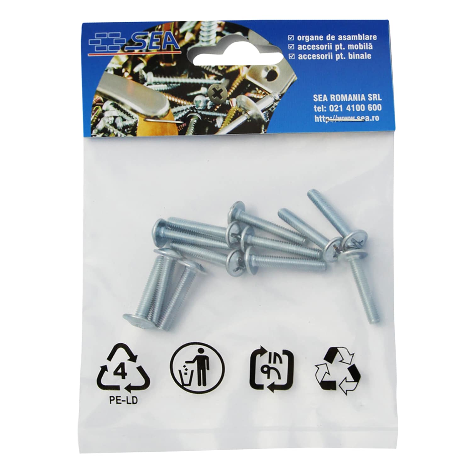 suruburi cap bombat comb din m4x25 za 12buc