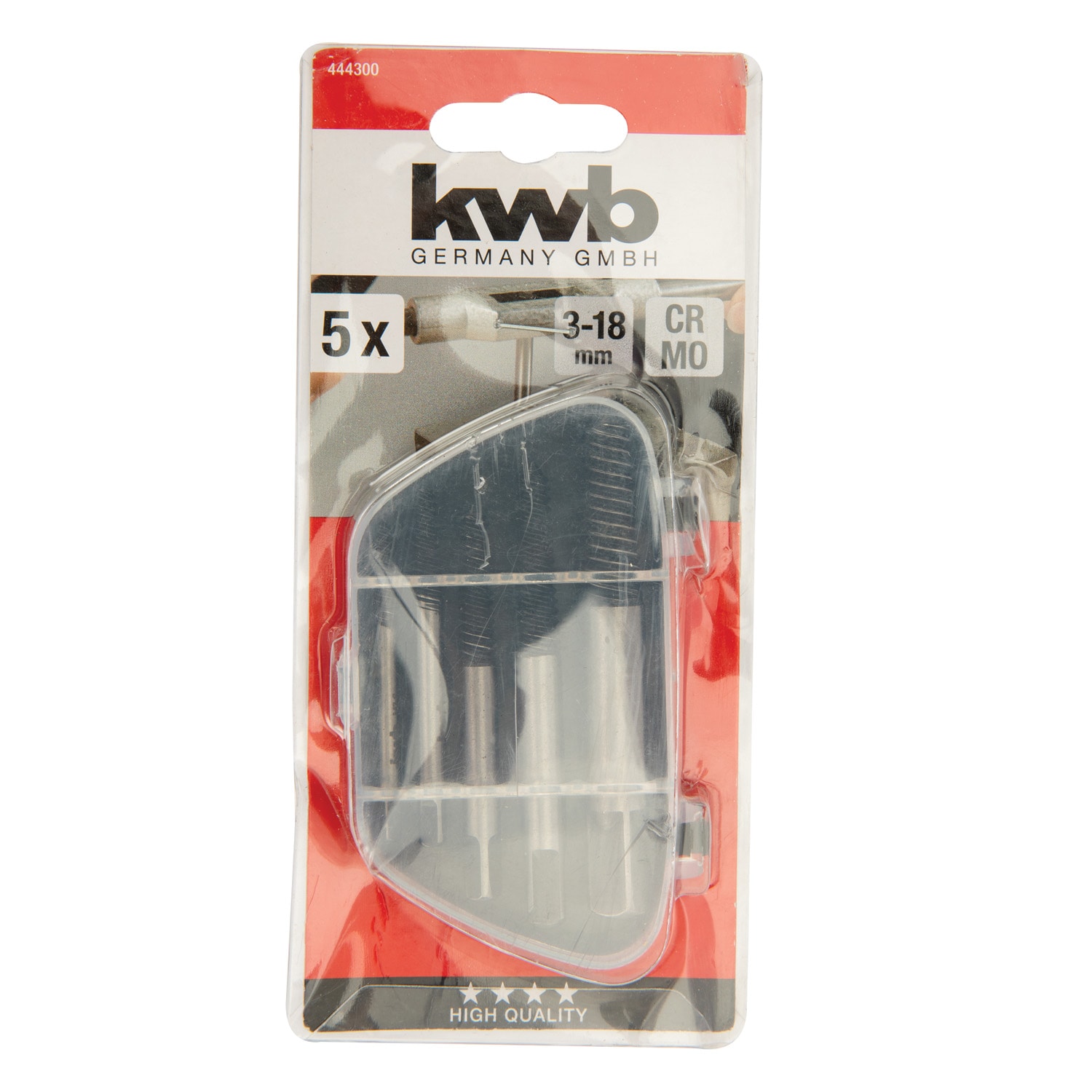 Set extractor suruburi KWB, 3-18 mm, 5 bucati